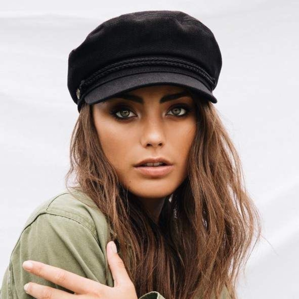NEW - BRIXTON Fiddler Black Cap